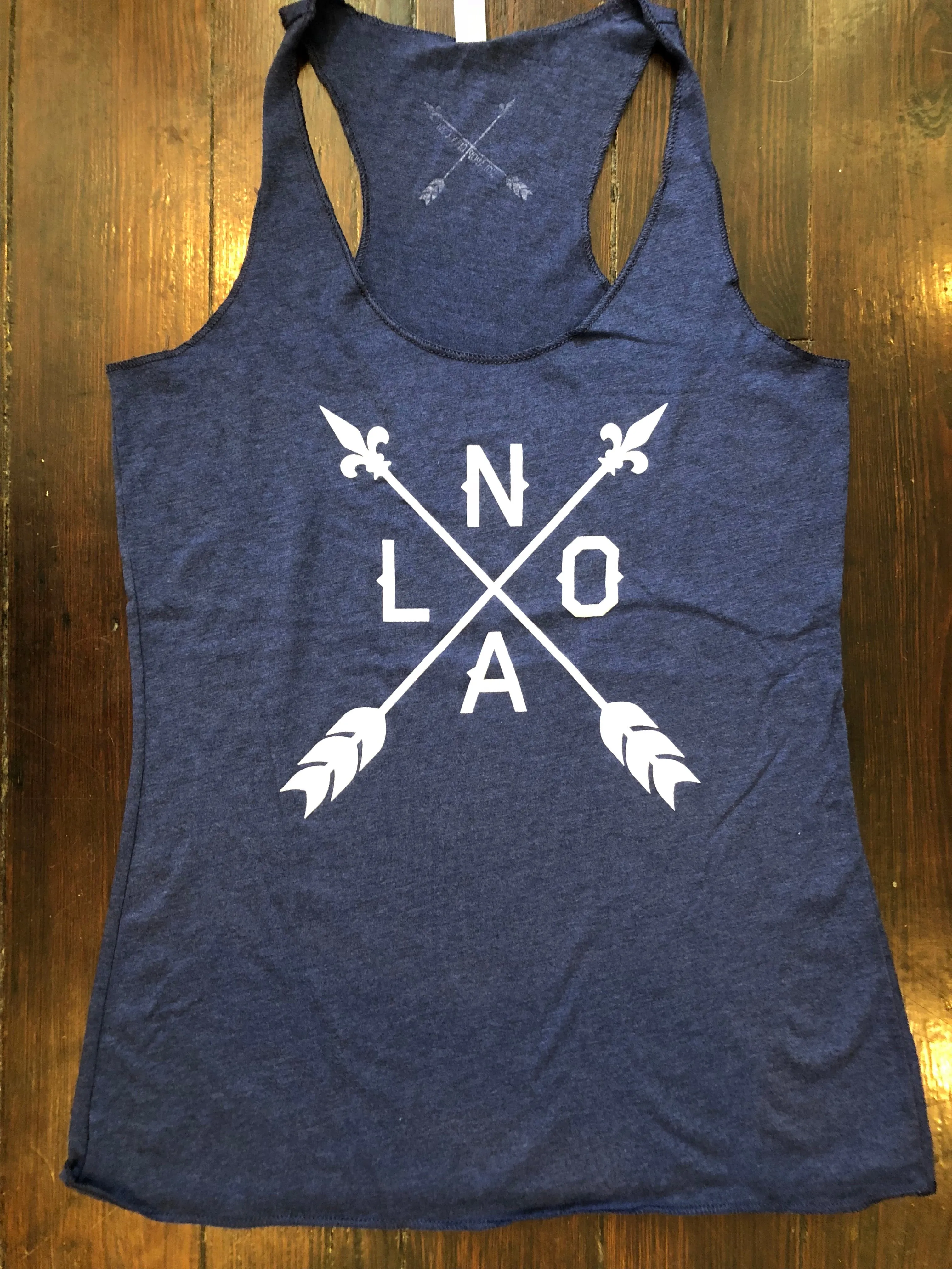 10809 NOLA Arrow Racerback Tank Top