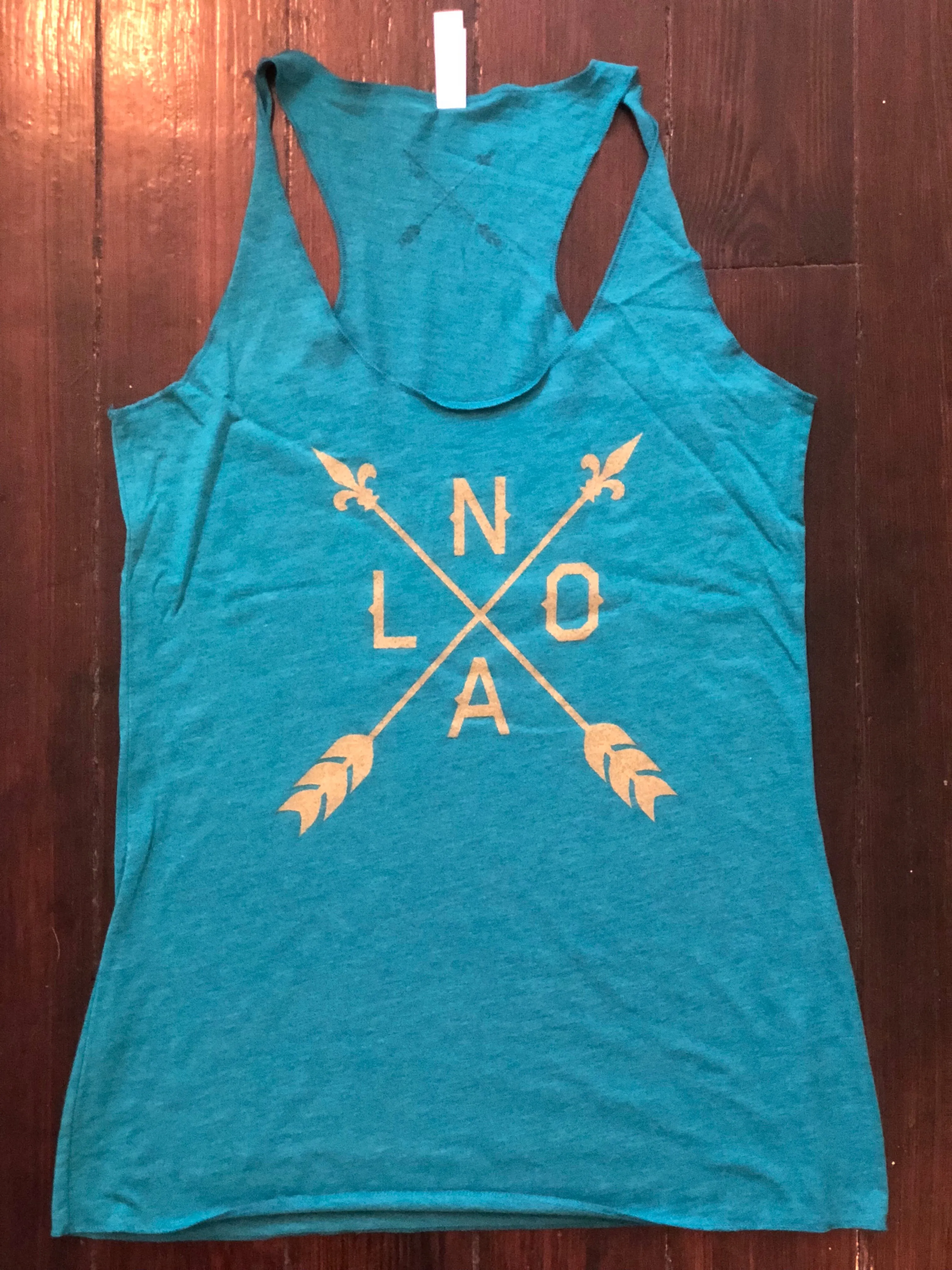 10809 NOLA Arrow Racerback Tank Top