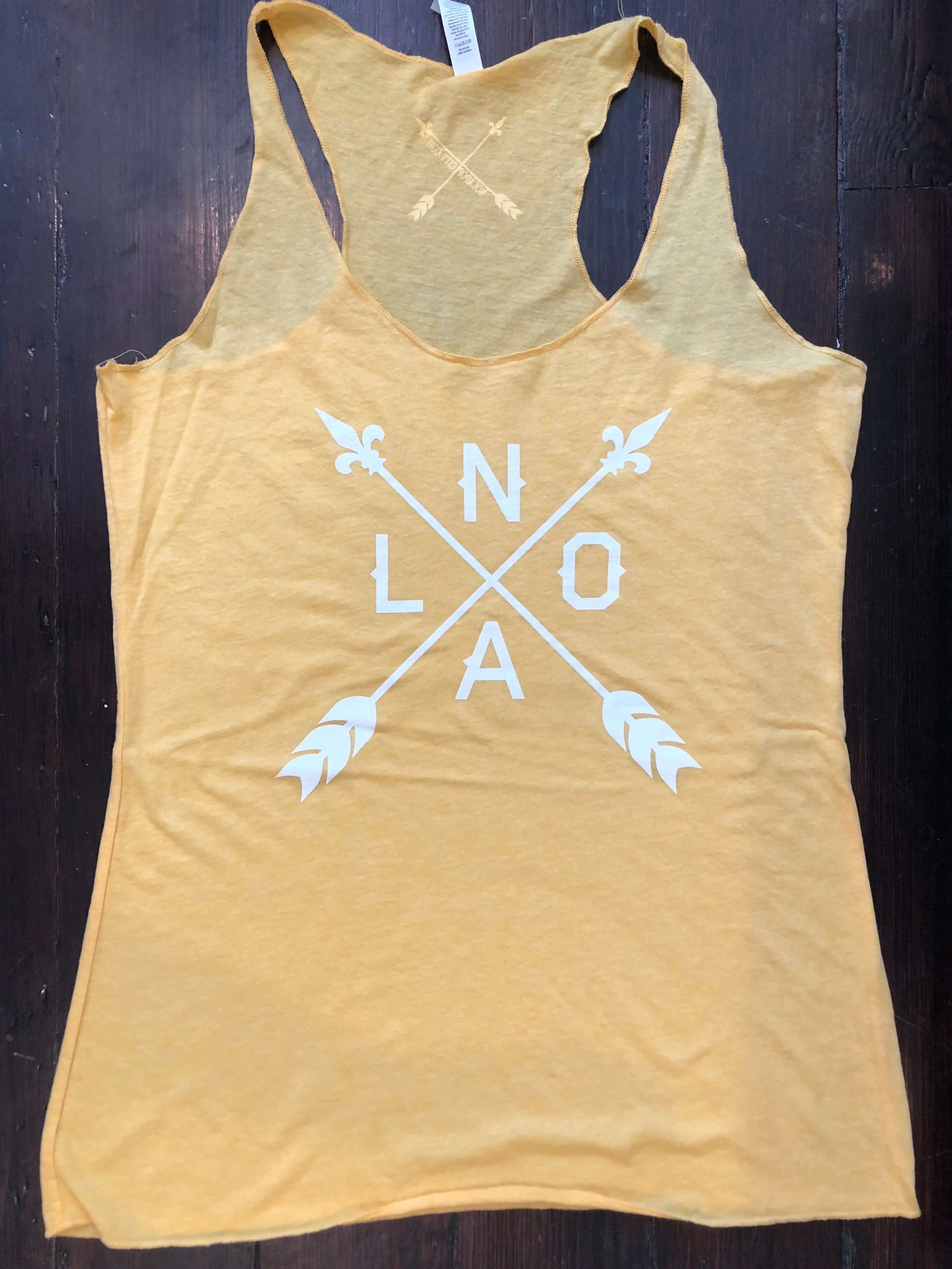 10809 NOLA Arrow Racerback Tank Top