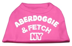 Aberdoggie NY Screenprint Shirts Bright Pink XXXL (20)