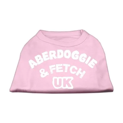 Aberdoggie UK Screenprint Shirts Light Pink Sm (10)