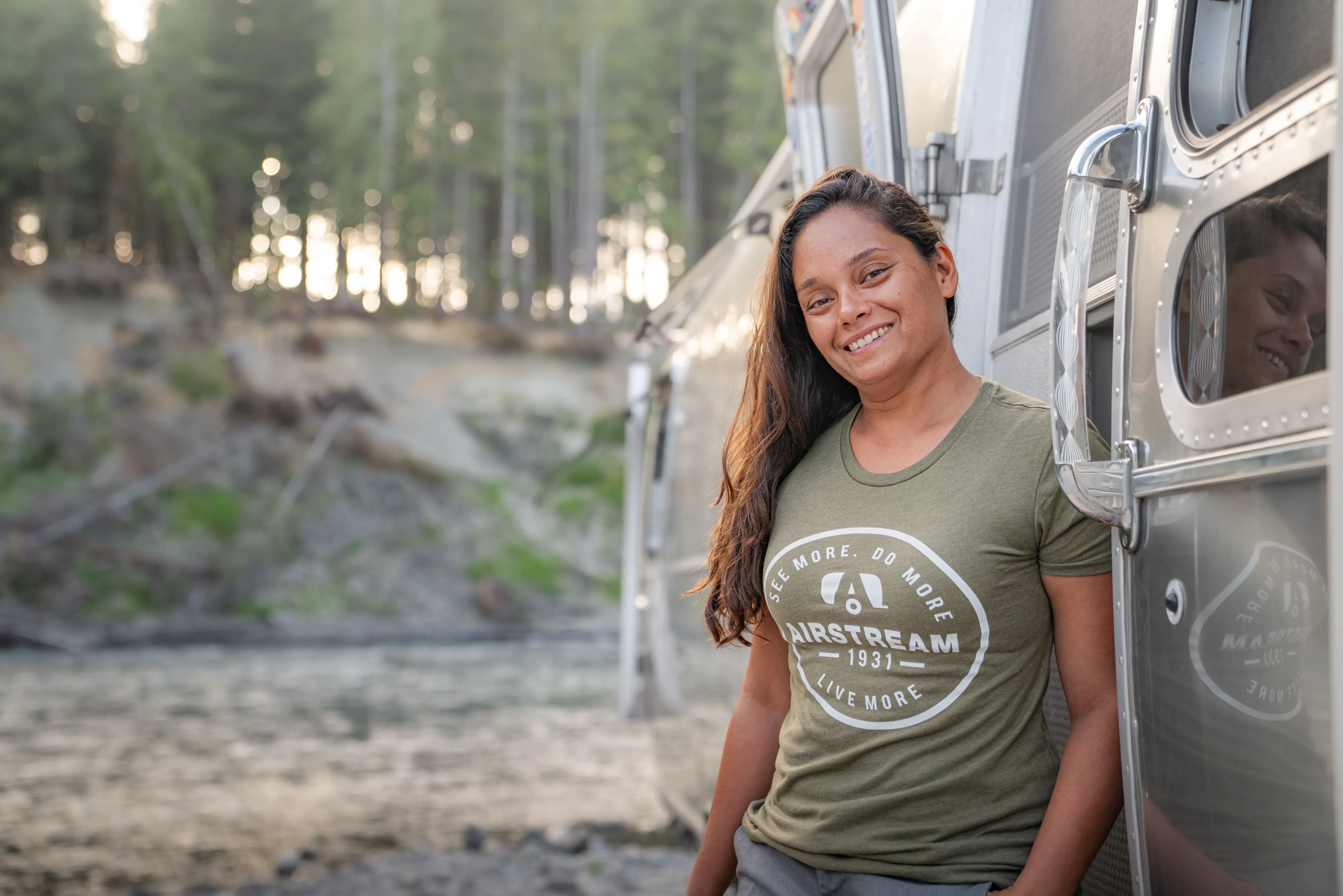 Airstream 1931 Trailer A Circle See More. Do More. Live More. Women's Slim Fit T-Shirt