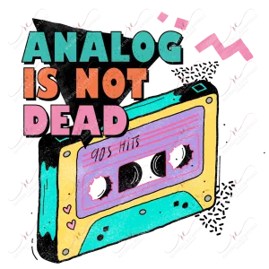 Analog is not dead - ready to press sublimation transfer print