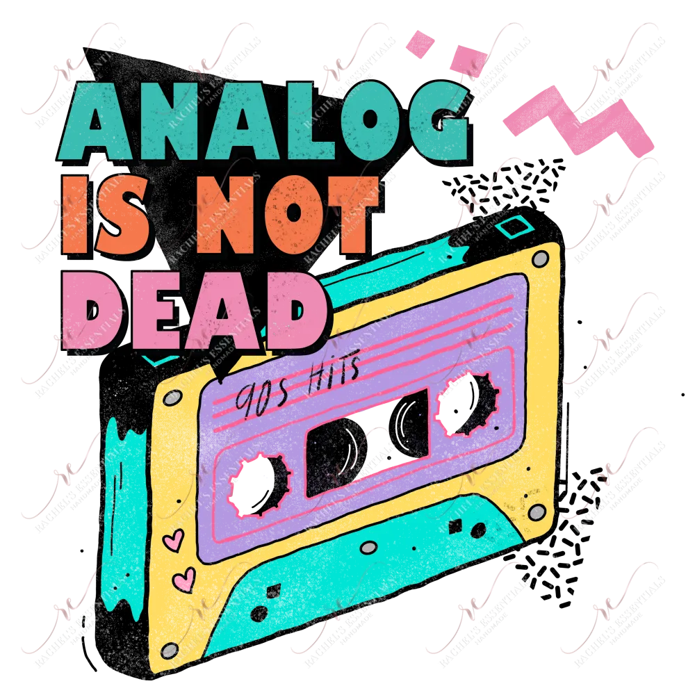 Analog is not dead - ready to press sublimation transfer print