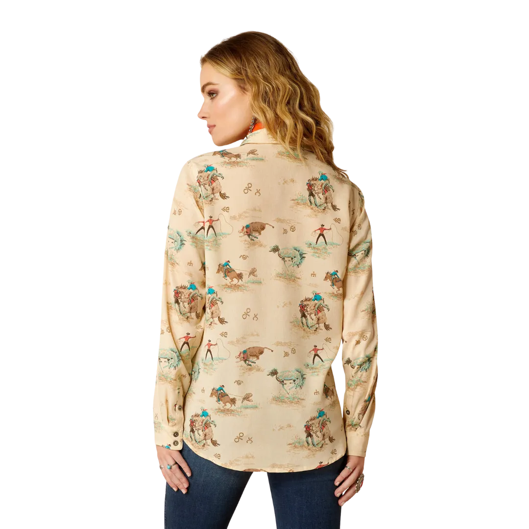 Ariat Women's Homestyle Retro Ranch Print Shirt