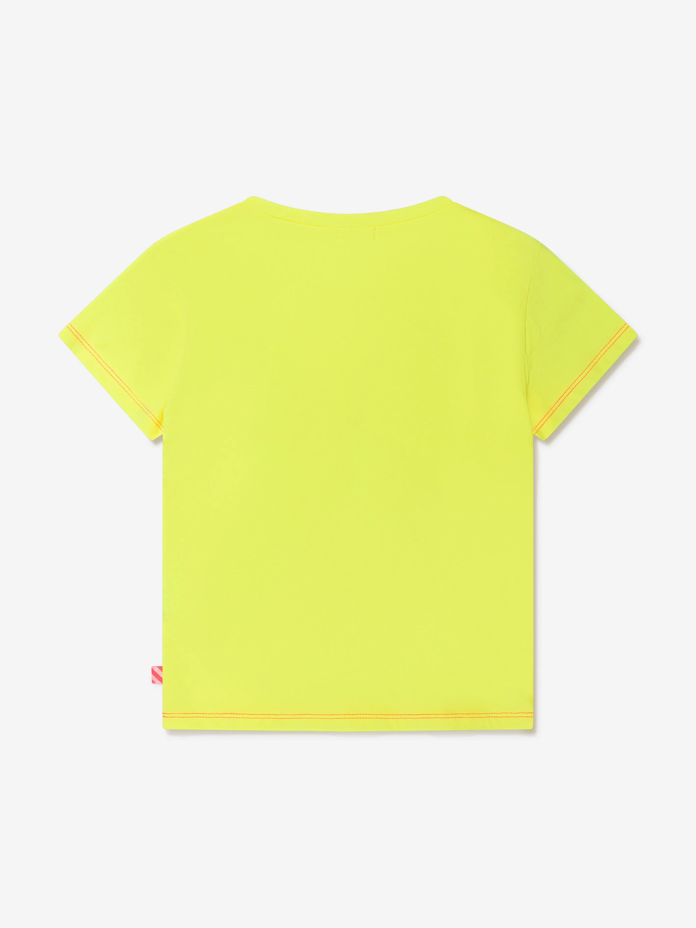 Billieblush Girls Illustrated Sequin T-Shirt in Yellow