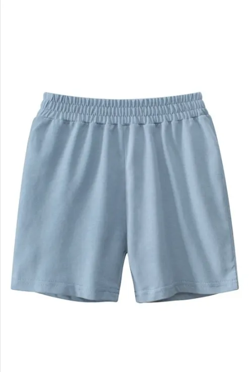 Boys Cotton Elastic Waist Shorts