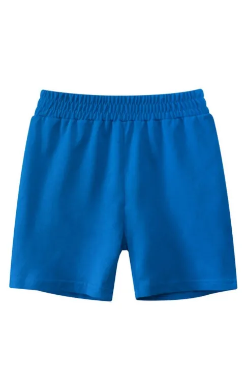 Boys Cotton Elastic Waist Shorts