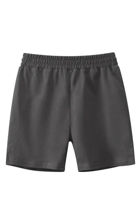 Boys Cotton Elastic Waist Shorts