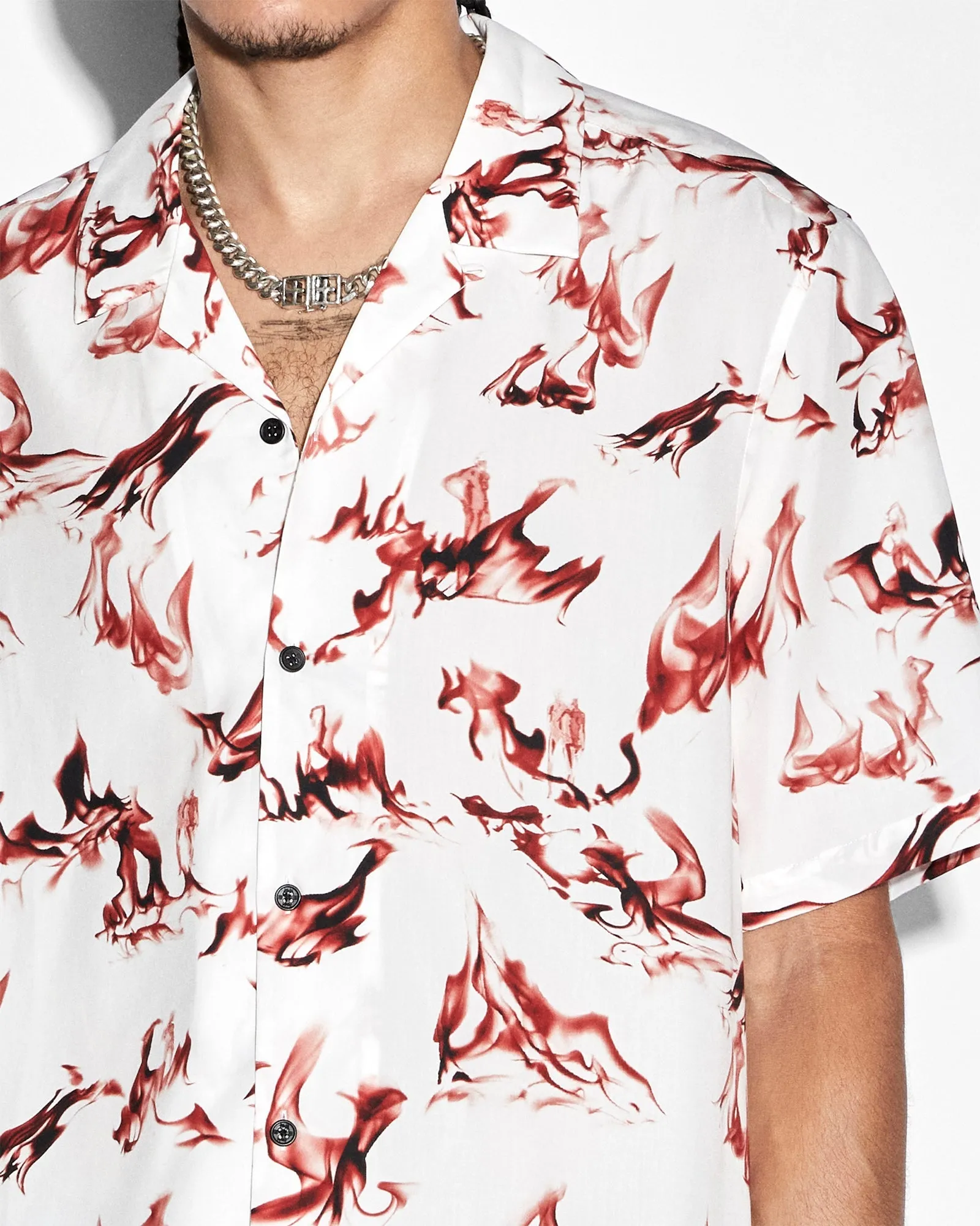 BURNT RESORT SS SHIRT WHITE