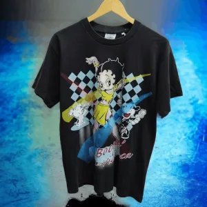 Captivating Charm: Betty Boop Single Stitch Crew Neck t shirt