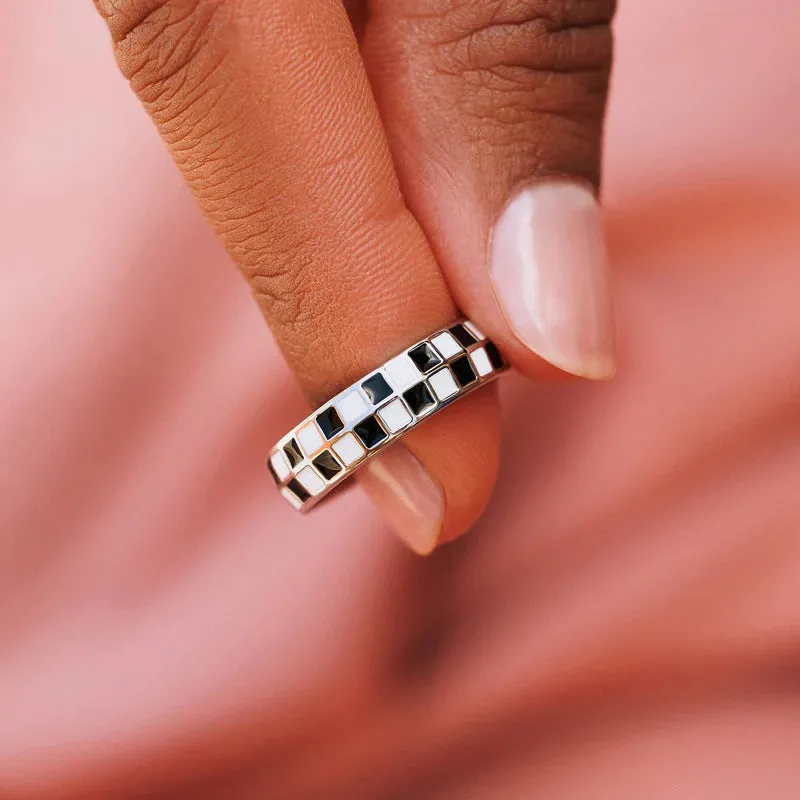 CHECKERBOARD RING