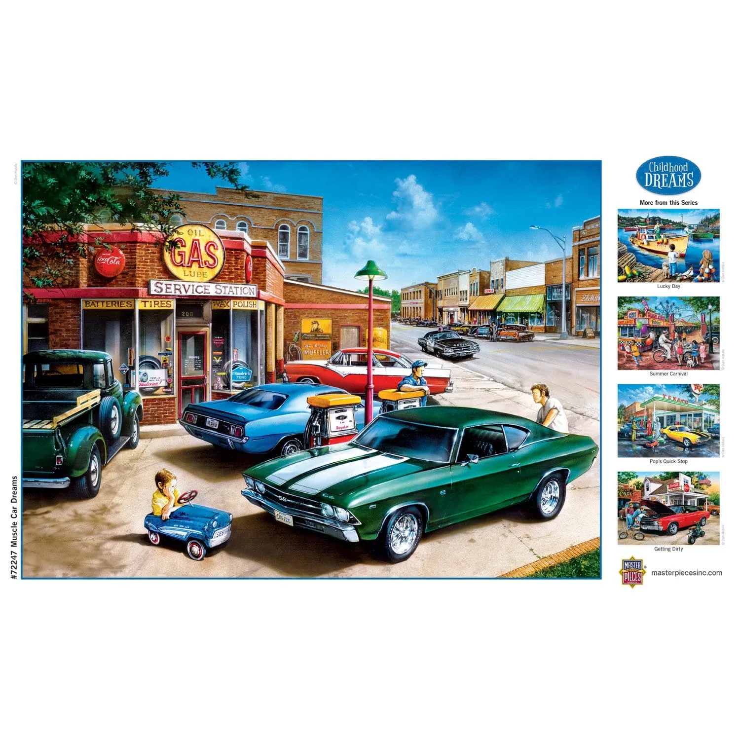 Childhood Dreams - Muscle Car Dreams 1000 Piece Jigsaw Puzzle