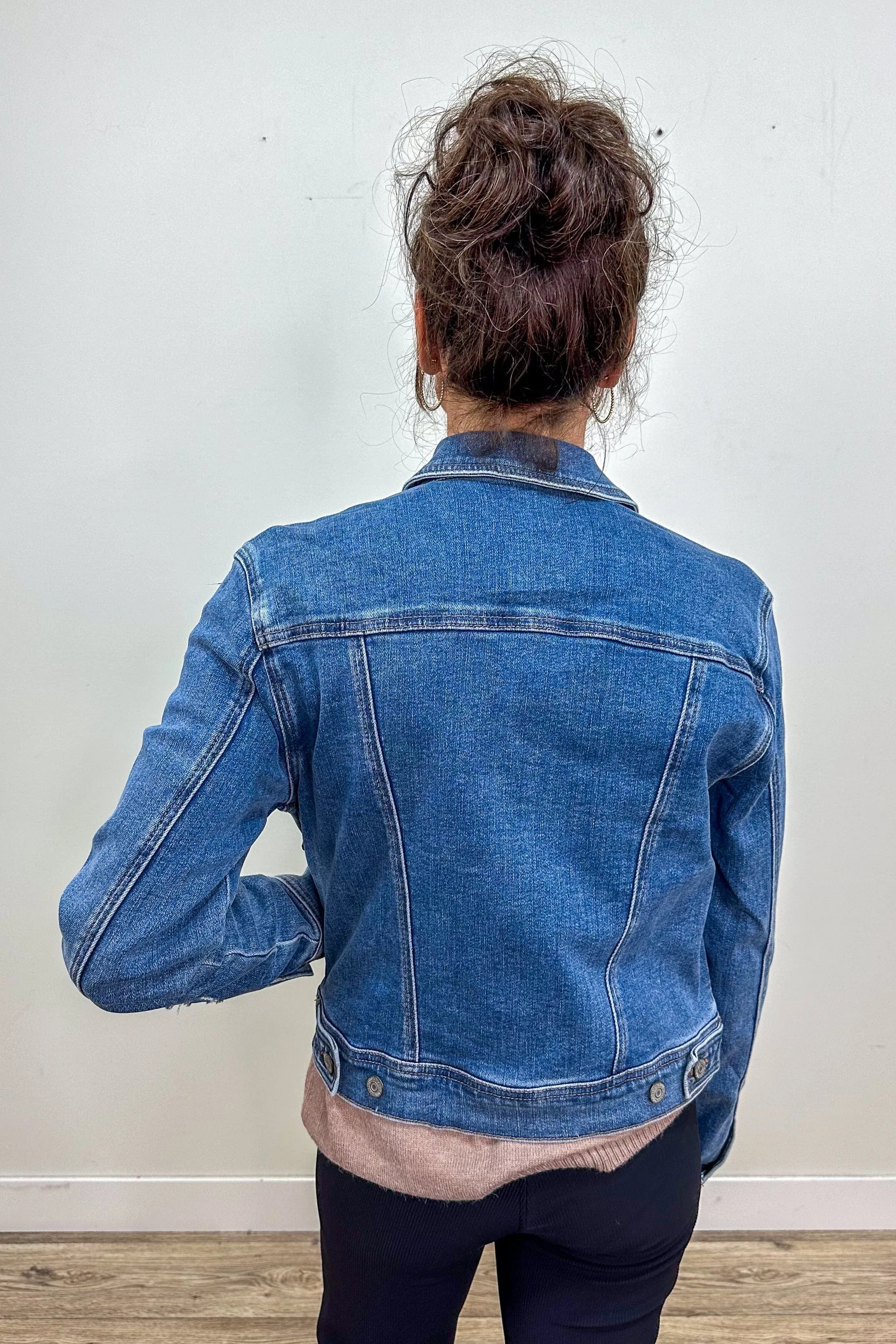 Classic Vintage Wash Denim Jacket