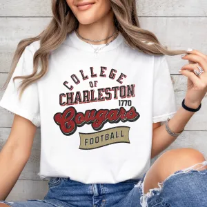 College of Charleston "Undefeated" Football Tee | CofC Cougars Unisex Garment-Dyed T-shirt