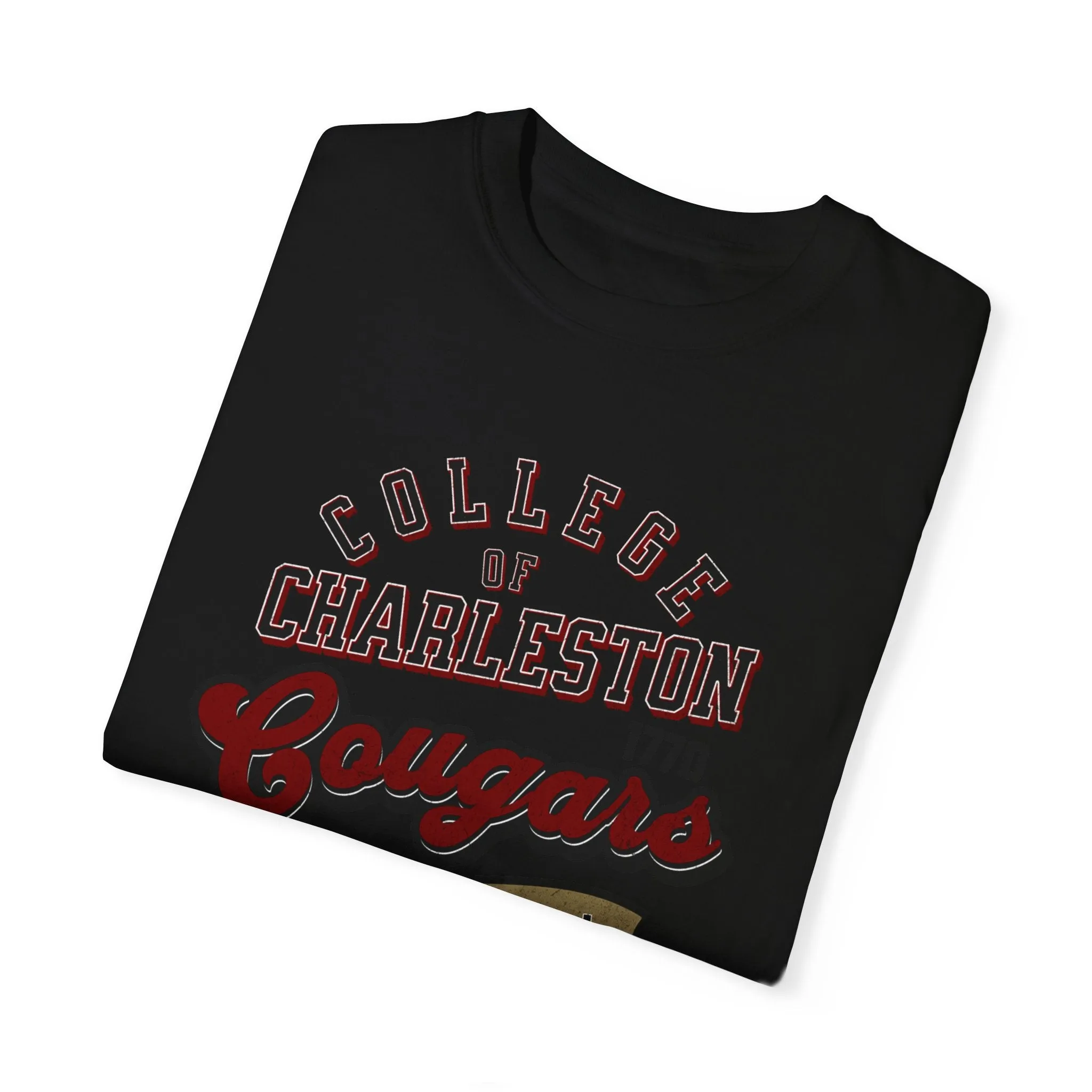 College of Charleston "Undefeated" Football Tee | CofC Cougars Unisex Garment-Dyed T-shirt