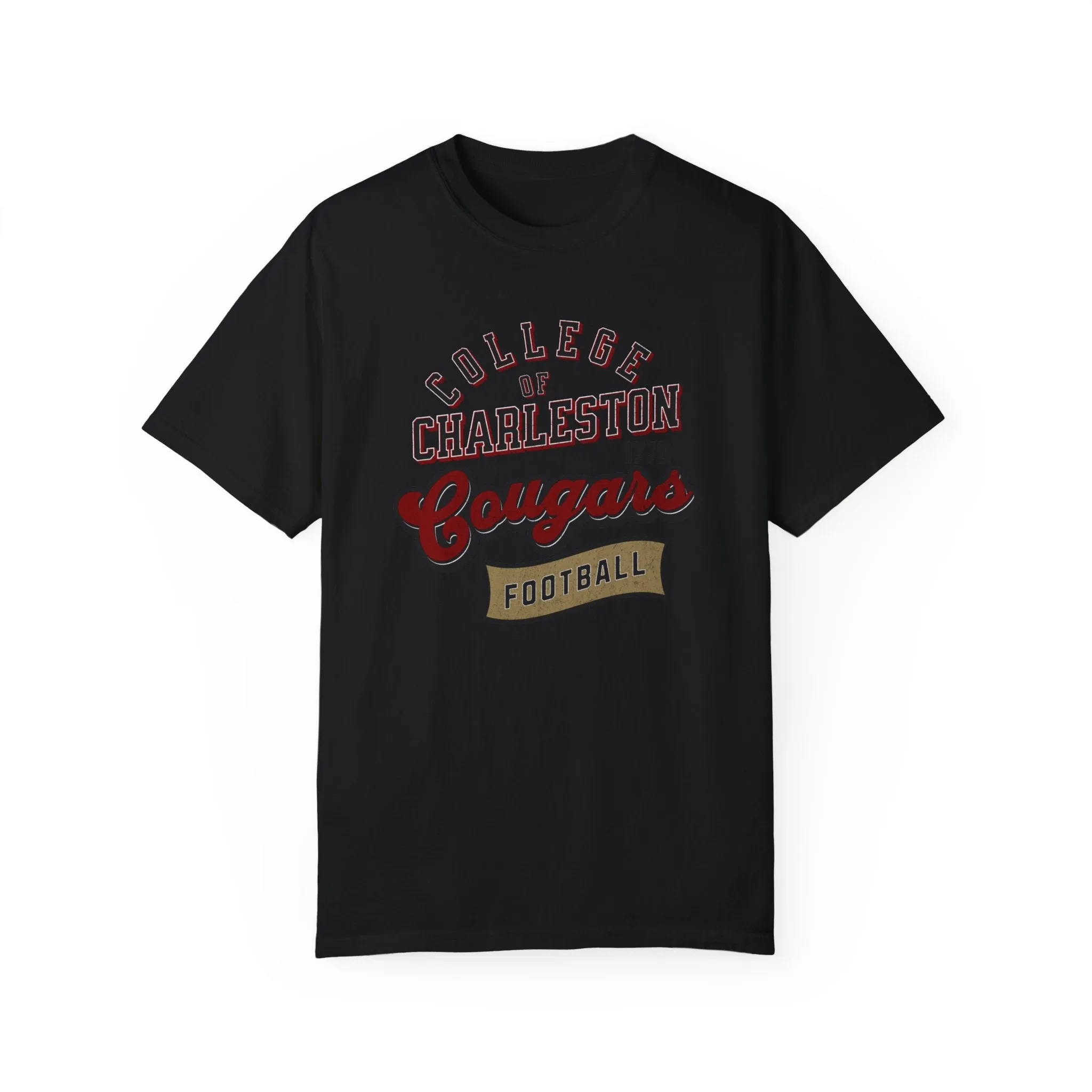 College of Charleston "Undefeated" Football Tee | CofC Cougars Unisex Garment-Dyed T-shirt