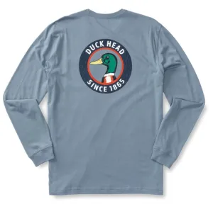 Duck Head Men's Nostalgia L/S Tee Shirt / Stone Blue