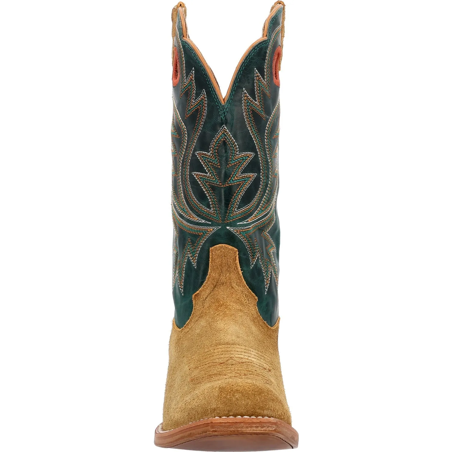 Durango Mens PRCA Western Goldenrod/Deep Teal Leather Cowboy Boots