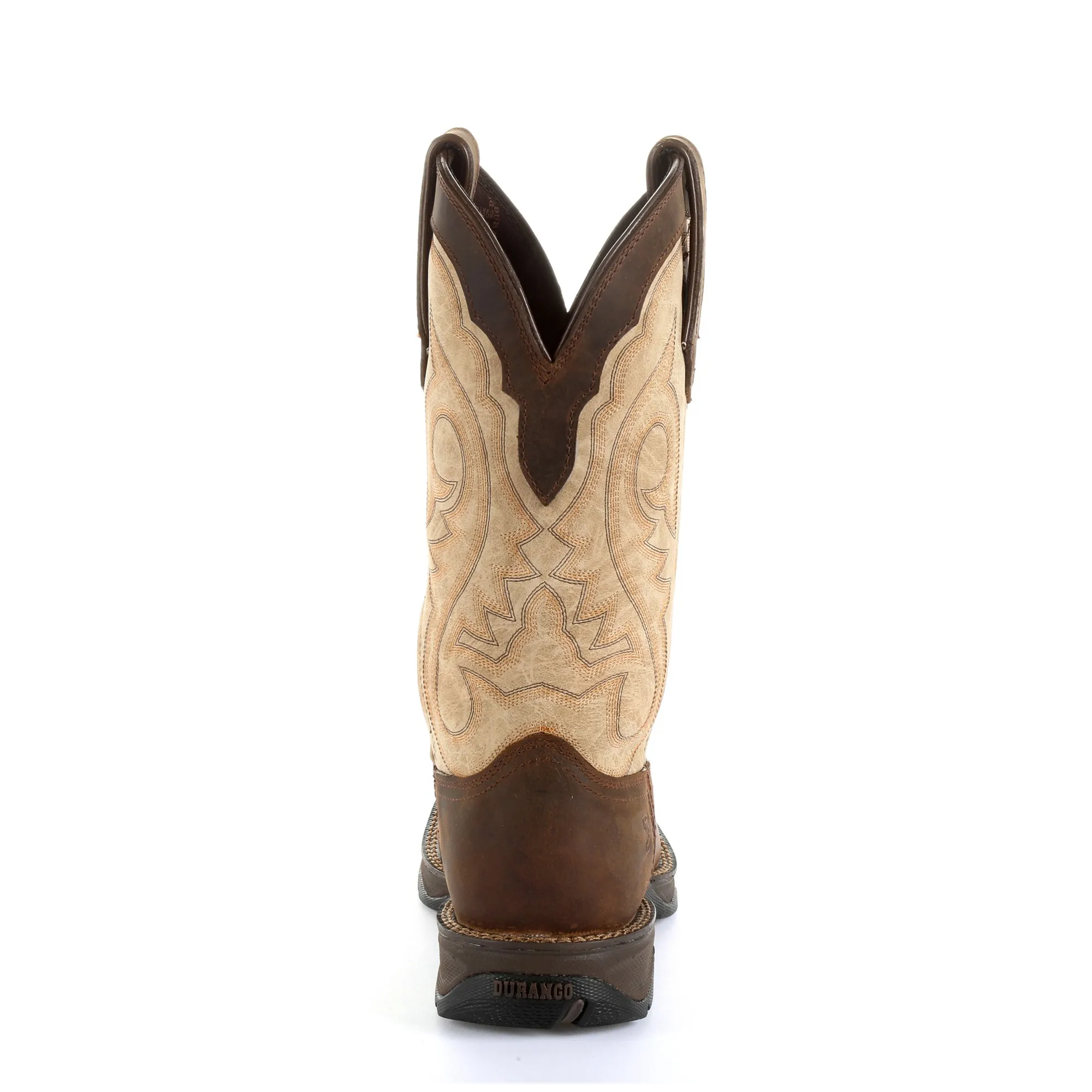 Durango Womens Bark/Taupe Leather Lady Rebel Cowboy Boots