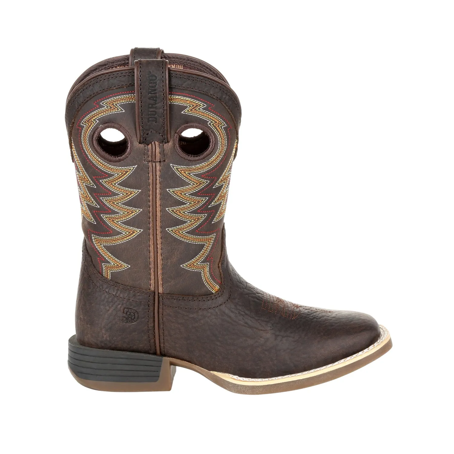 Durango Youth Dark Bay Leather Lil Rebel Pro Western Cowboy Boots