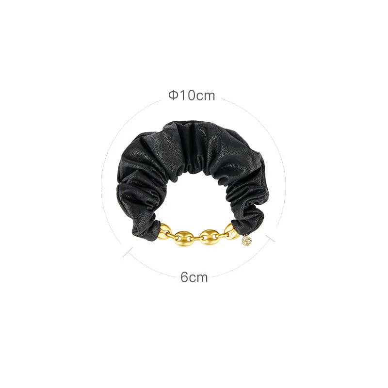 Erin Velvet Metal Chain Scrunchies