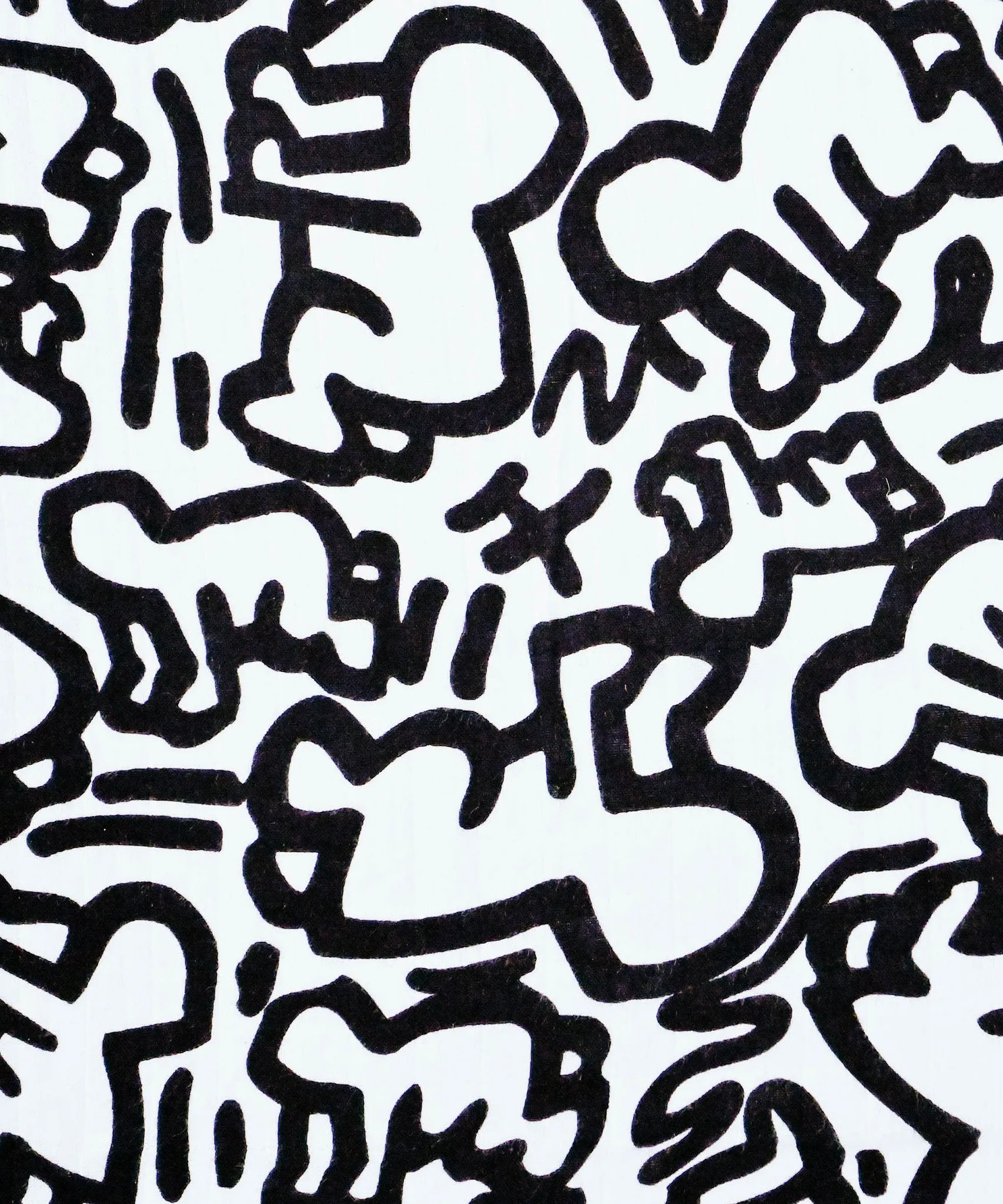 Etta Loves X Keith Haring Extra Large Muslin Square - Baby