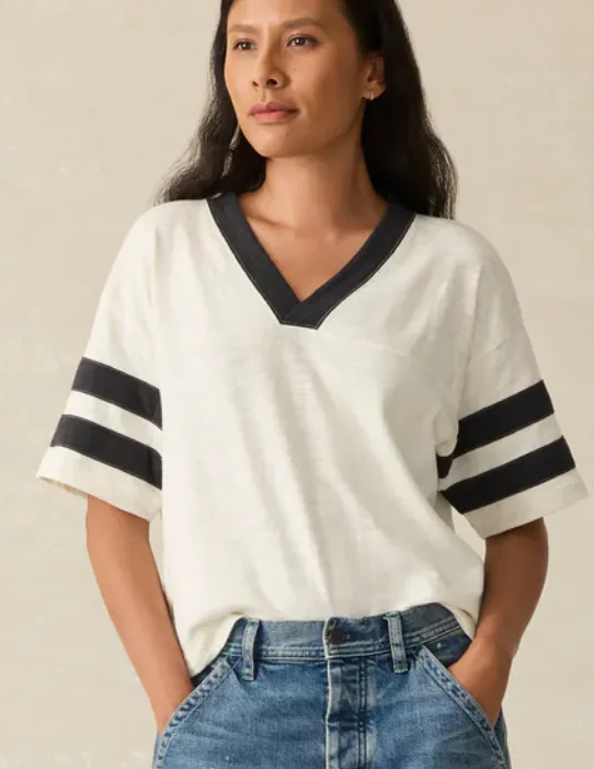 Faherty Sport Jersey Varsity Tee