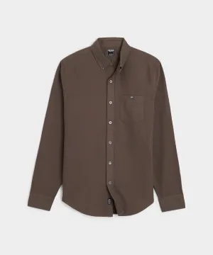 Garment-Dyed Favorite Oxford in Brown