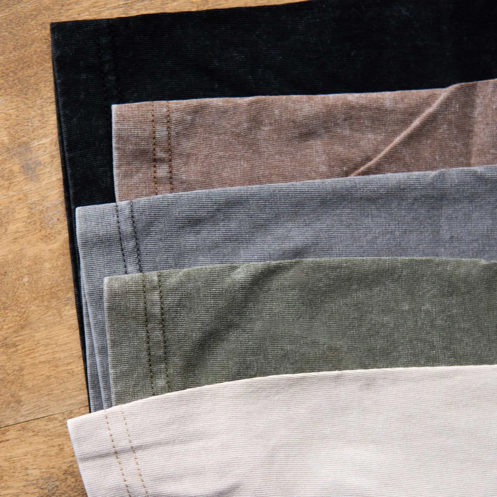 Gior™ Staple 5-Pack: Heavy Washed Loose Tees