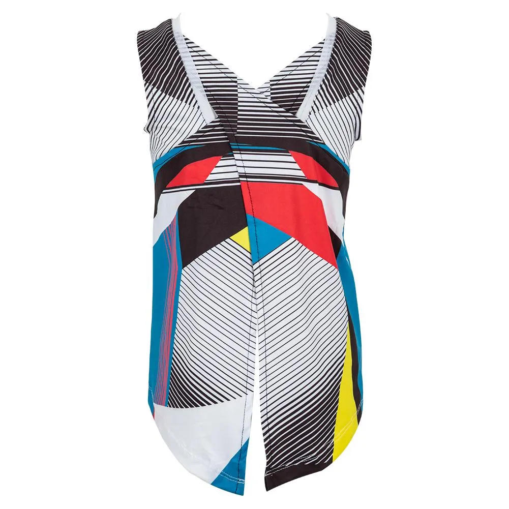 Girls' Future Retro Tie Back Tennis Tank Black