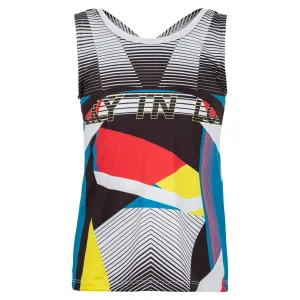 Girls' Future Retro Tie Back Tennis Tank Black