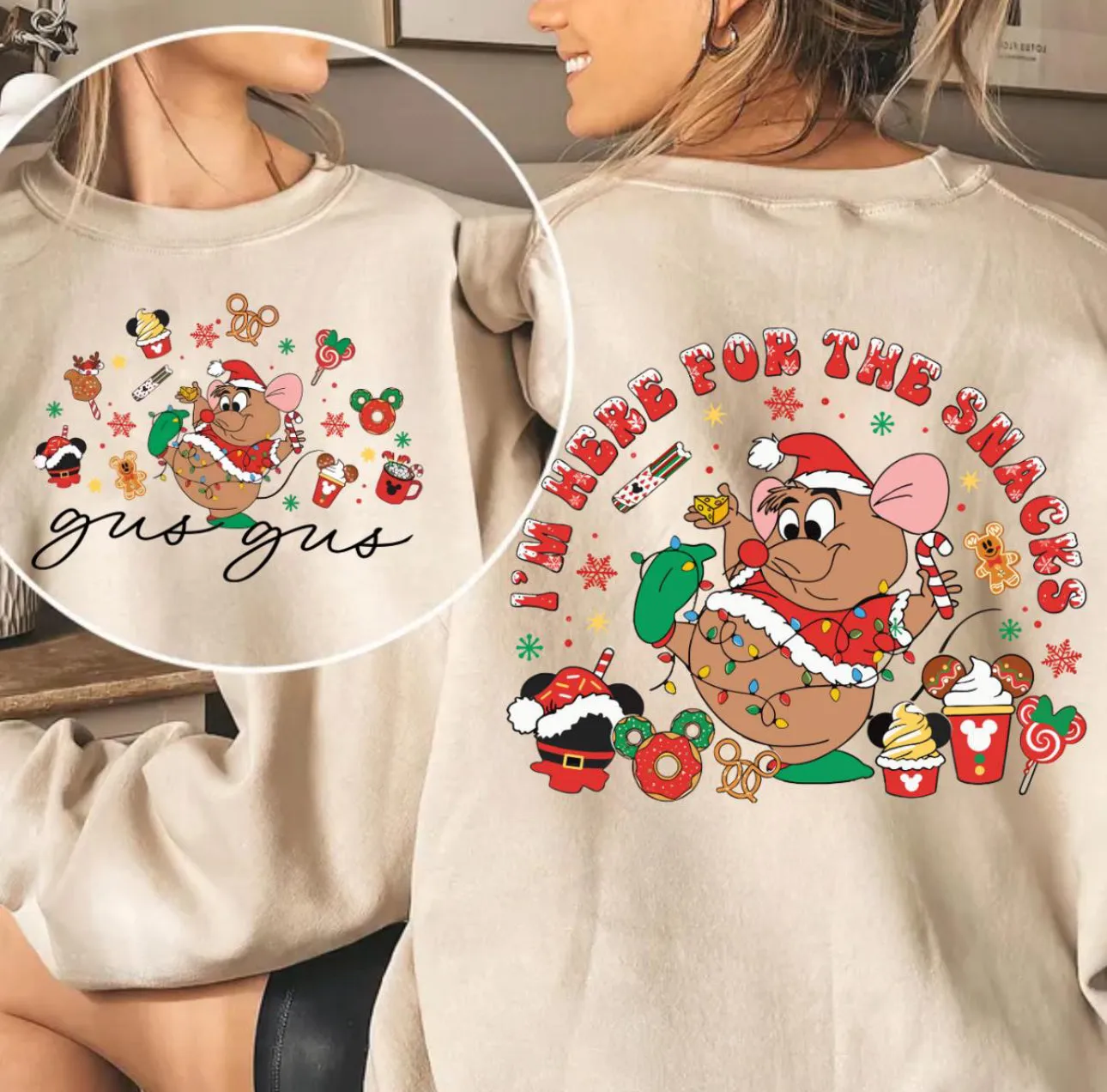 Gus Gus Christmas Sweatshirt Crewneck