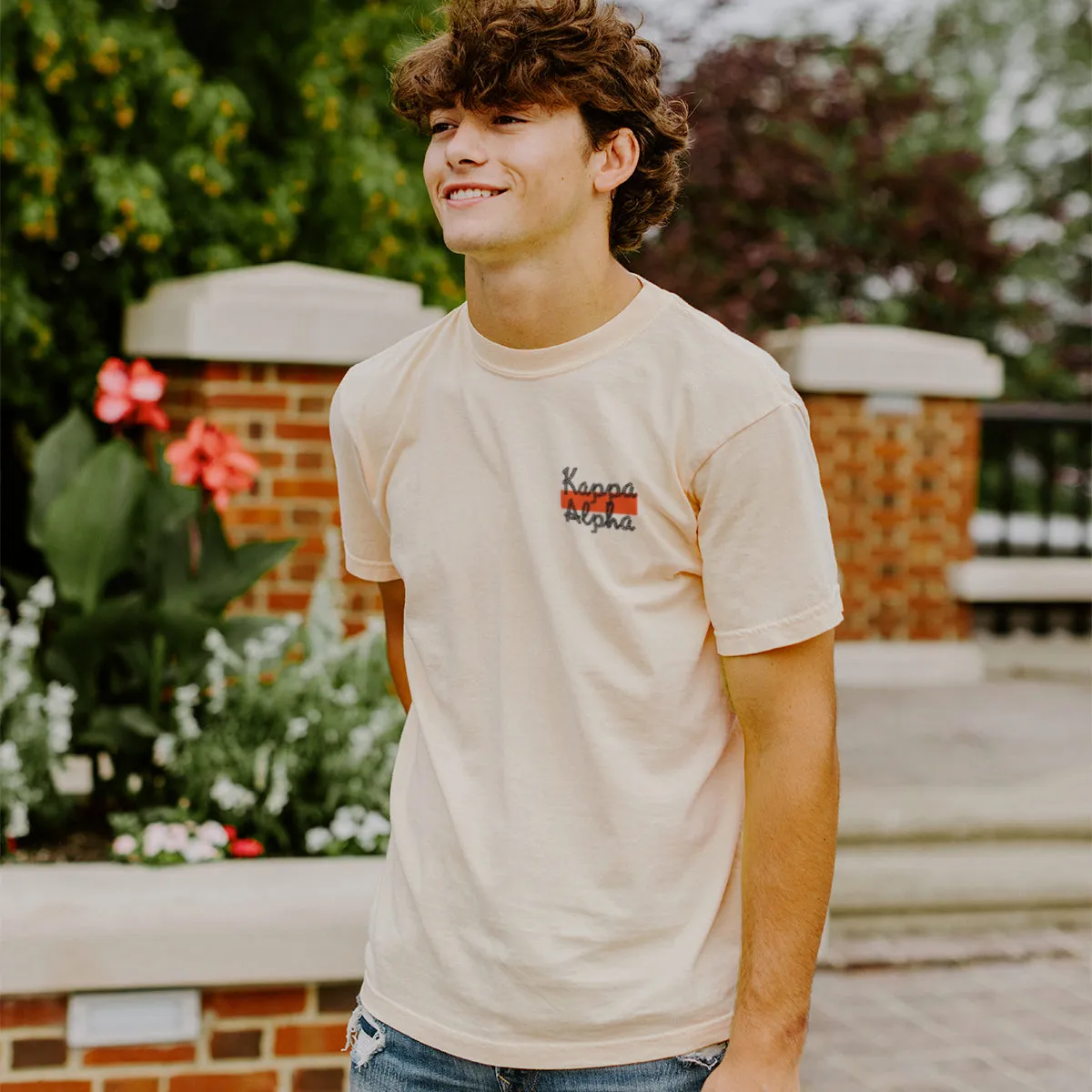 Kappa Alpha Neutral Western Tee