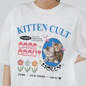 Kitten Cult Vintage Style T-Shirt