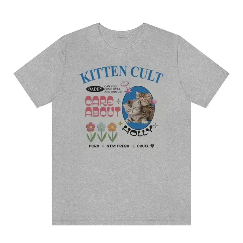 Kitten Cult Vintage Style T-Shirt