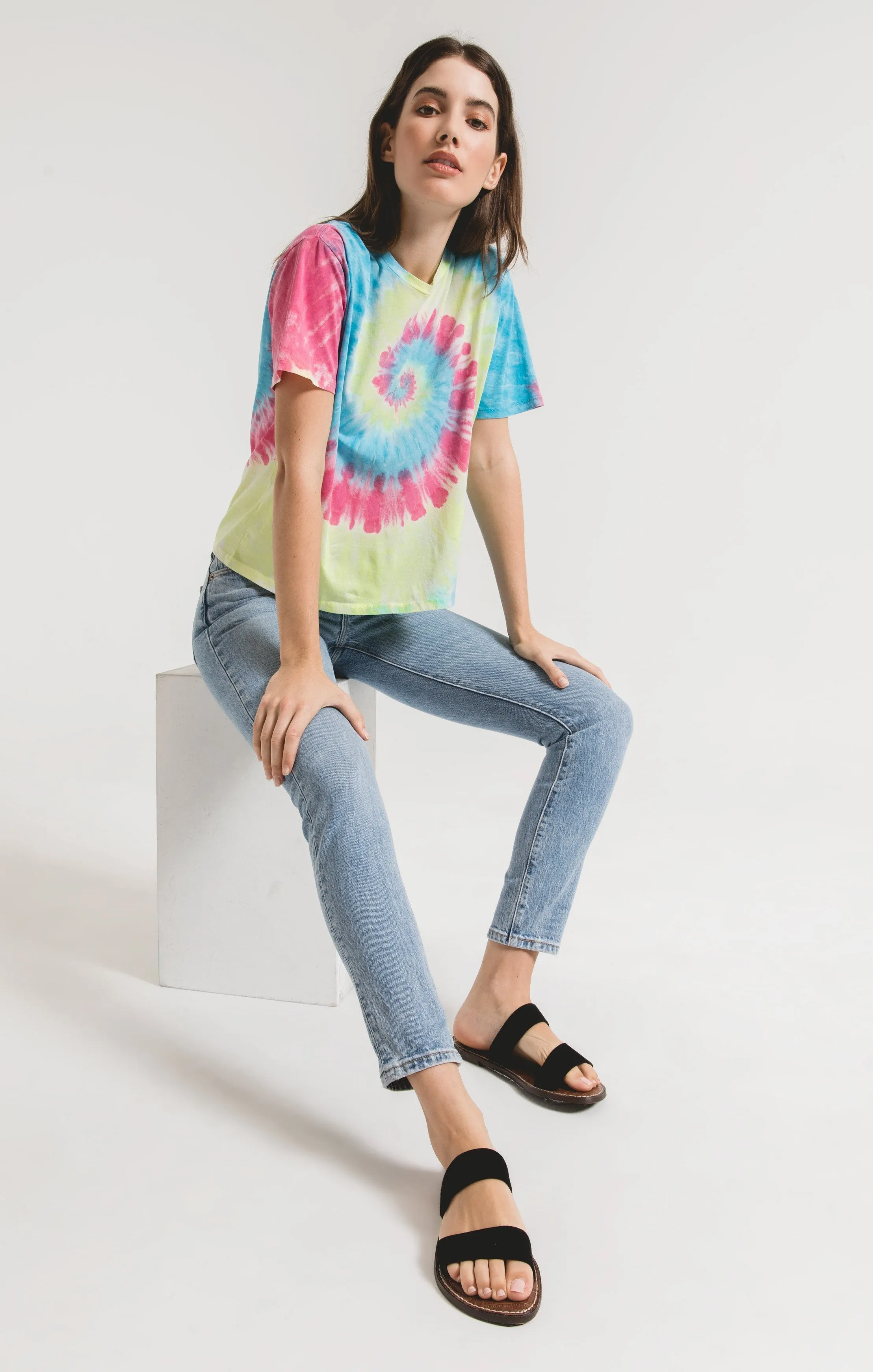 Neon Tie-Dye Tee