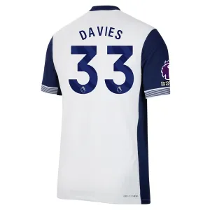 Nike Tottenham Authentic Ben Davies Home Jersey w/ EPL   No Room For Racism Patches 24/25 (White/Binary Blue)