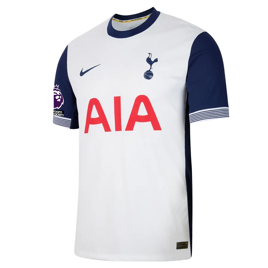 Nike Tottenham Authentic Ben Davies Home Jersey w/ EPL   No Room For Racism Patches 24/25 (White/Binary Blue)