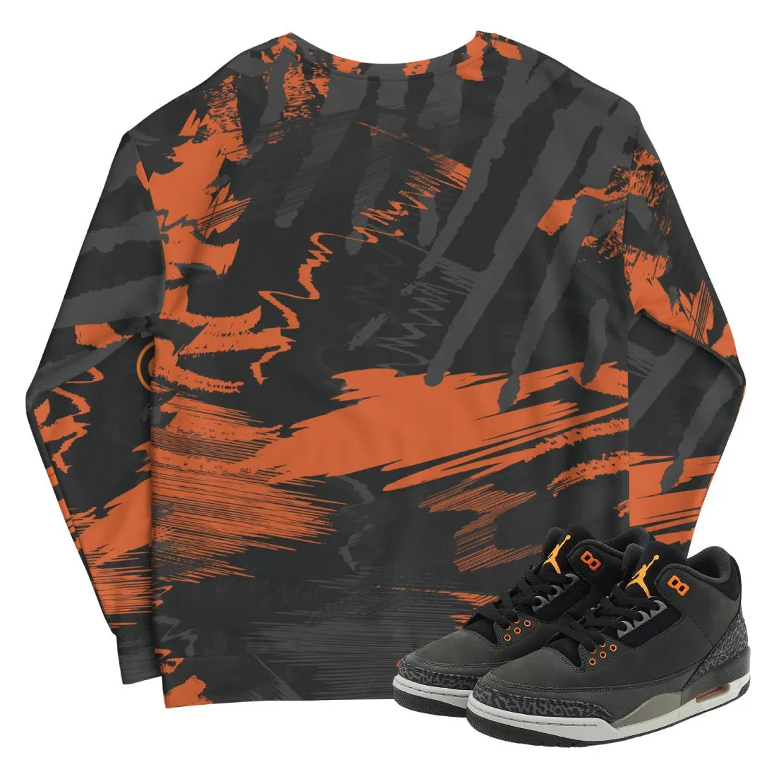 Retro 3 Fear Camo Sweater