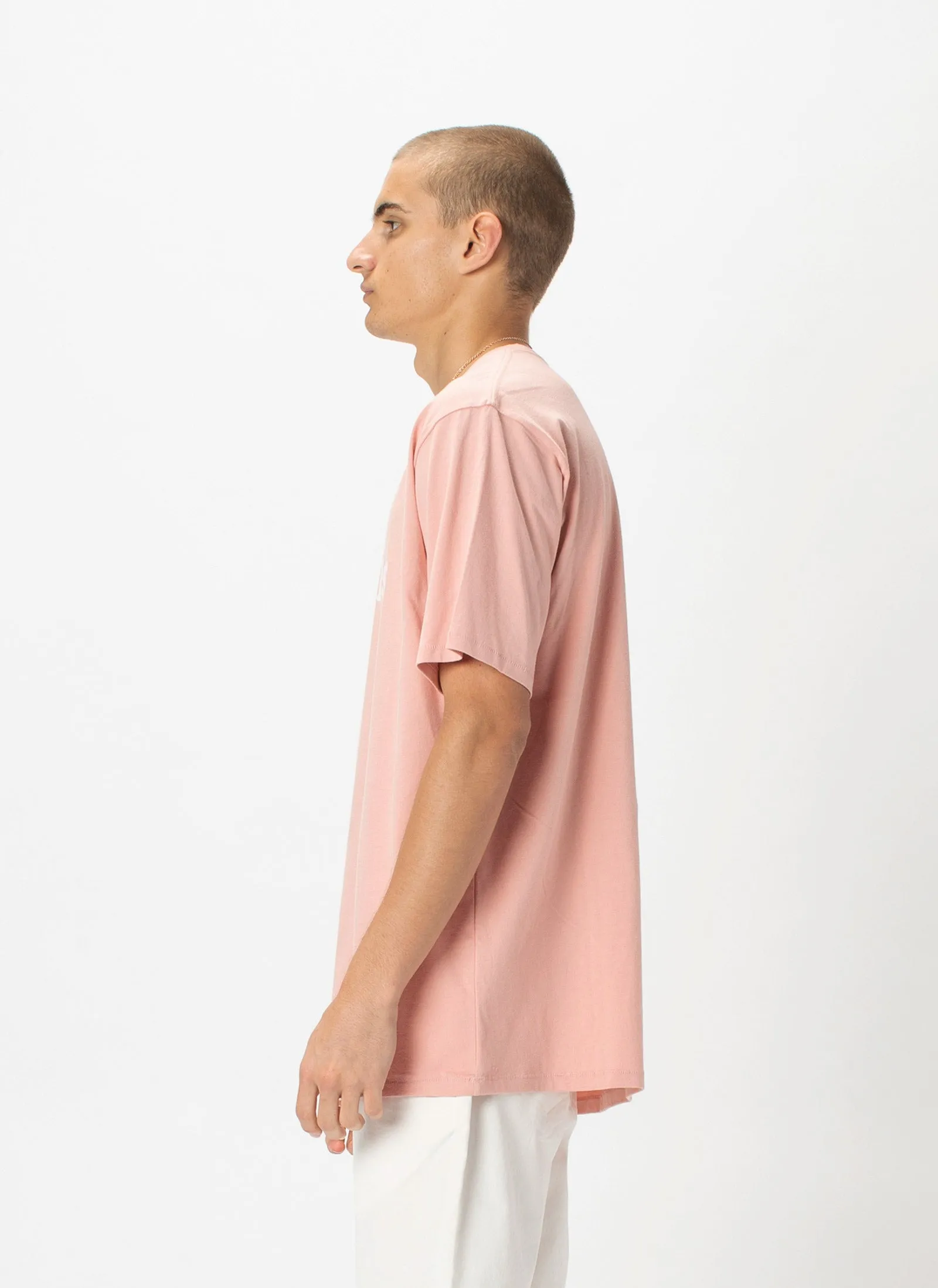 Retro Logo Tee Dusty Pink