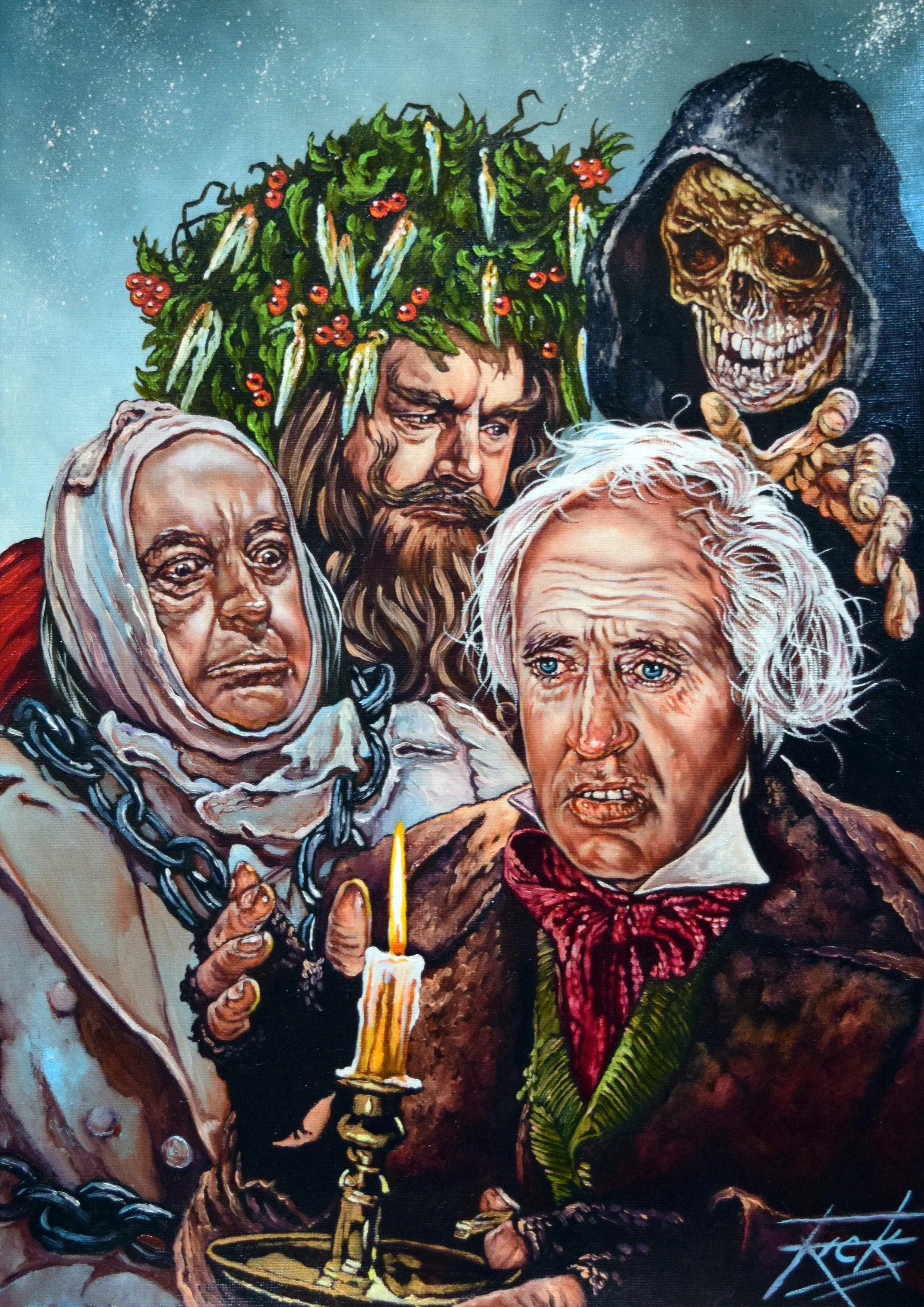 Rick Melton - A Christmas Carol - Classic Horror - Art Print