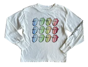 Rolling Stones Rainbow Tongues Long Sleeve