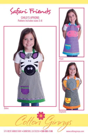 Safari Friends Apron Pattern