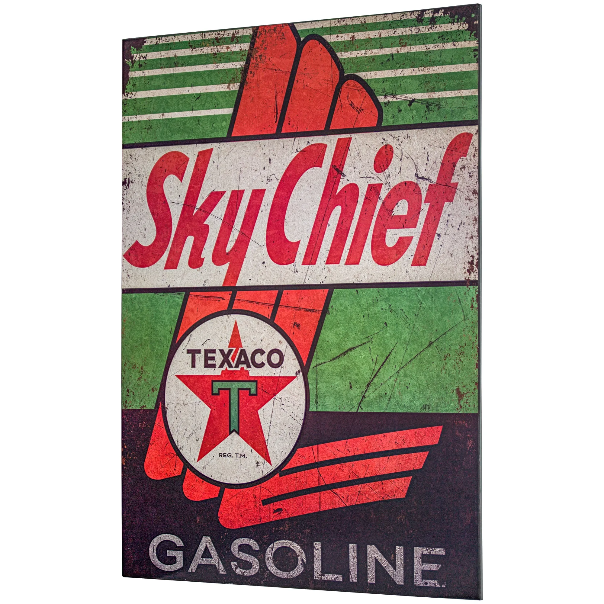 Sky Chief Texaco Gasoline Oversized Metal Sign