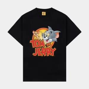 SP x Tom and Jerry Retro Mens Short Sleeve Shirt (Black/Yellow)