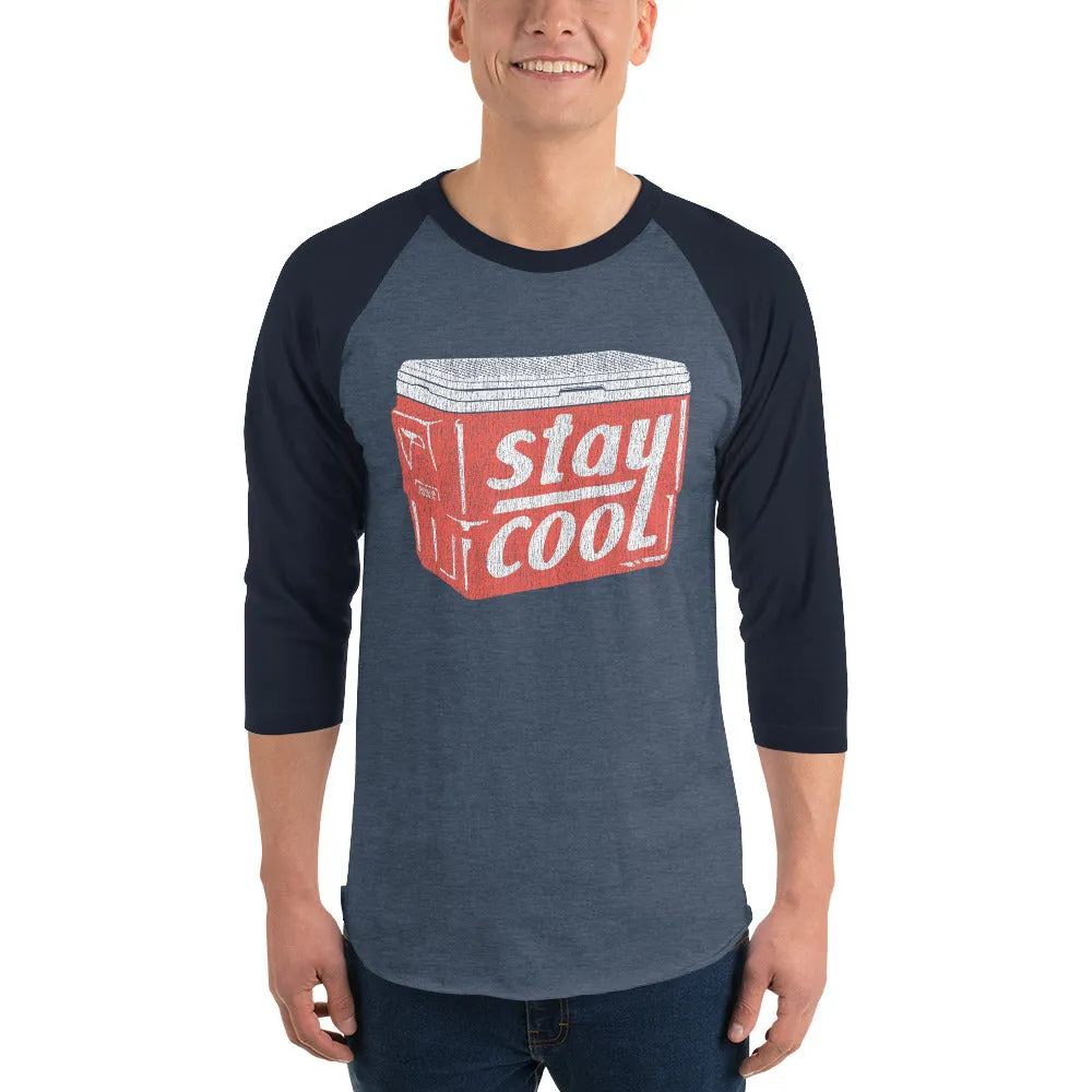 Stay Cool 3/4 Sleeve Baseball Tee