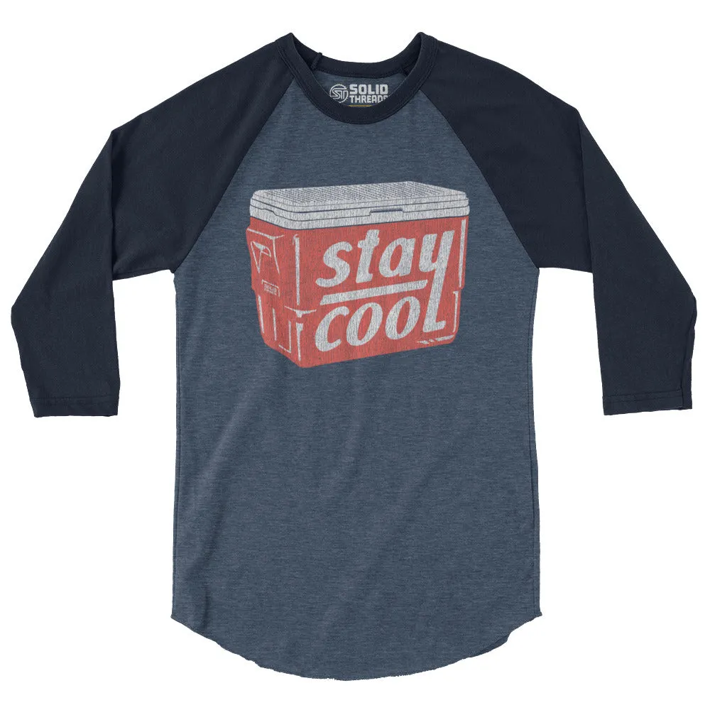 Stay Cool 3/4 Sleeve Baseball Tee