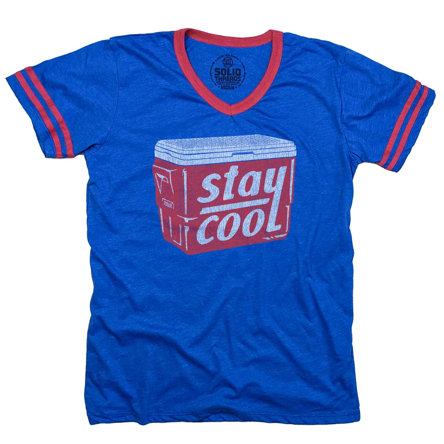 Stay Cool Ringer V-Neck Tee