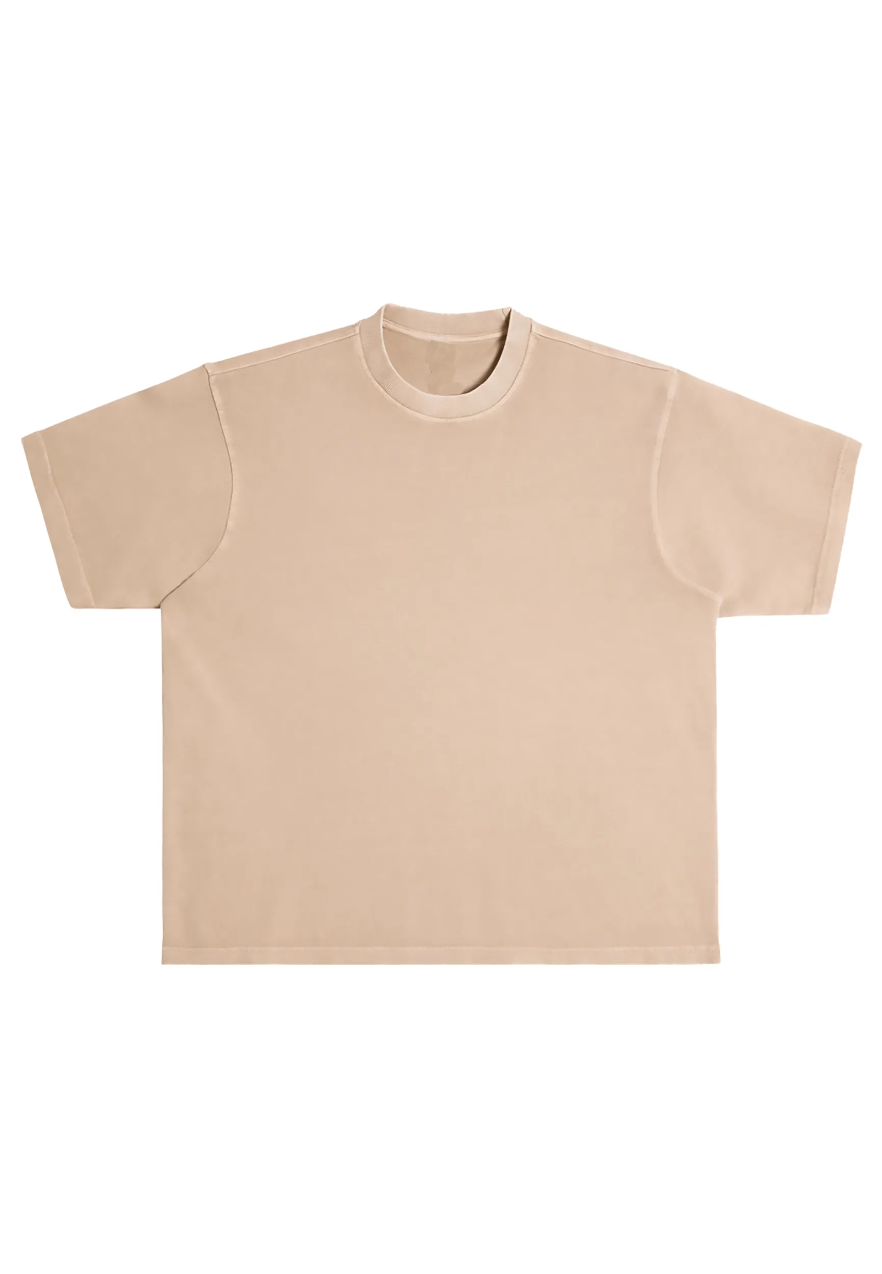 Streetwear Heavyweight Short Sleeve Tee - Burro